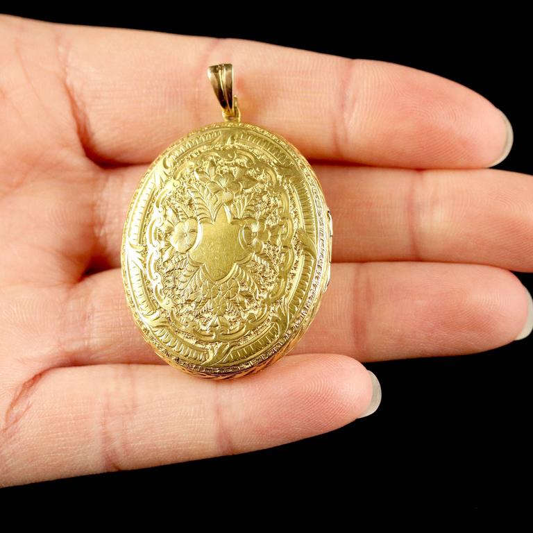 Antique gold lockets for sale clearance