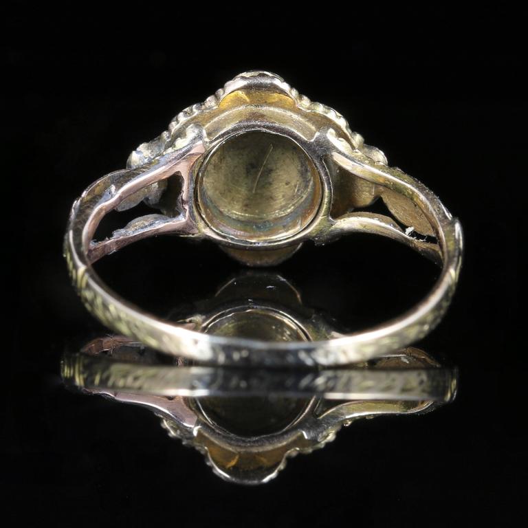 Antique Georgian Suffragette Ring 18 Carat Gold, circa 1800 at 1stDibs