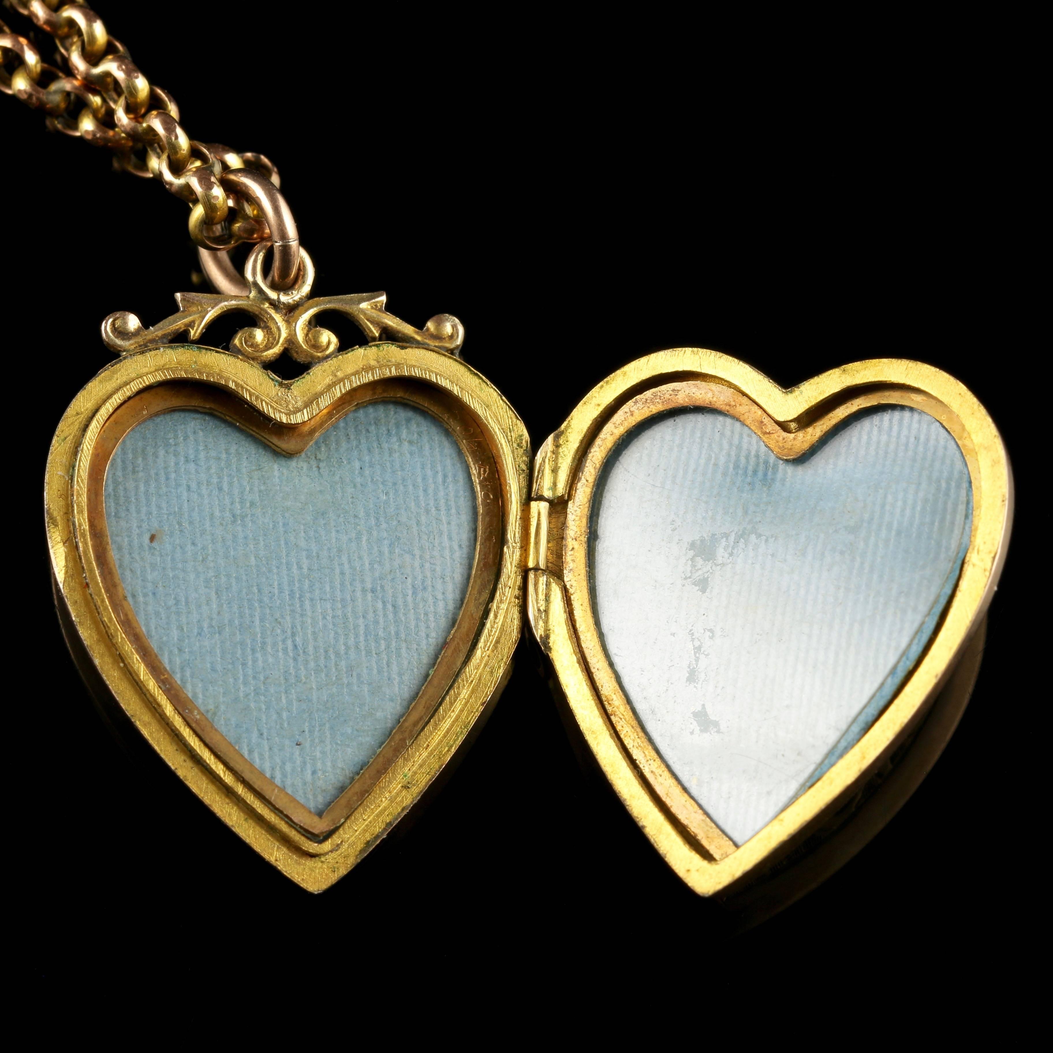 victorian heart locket