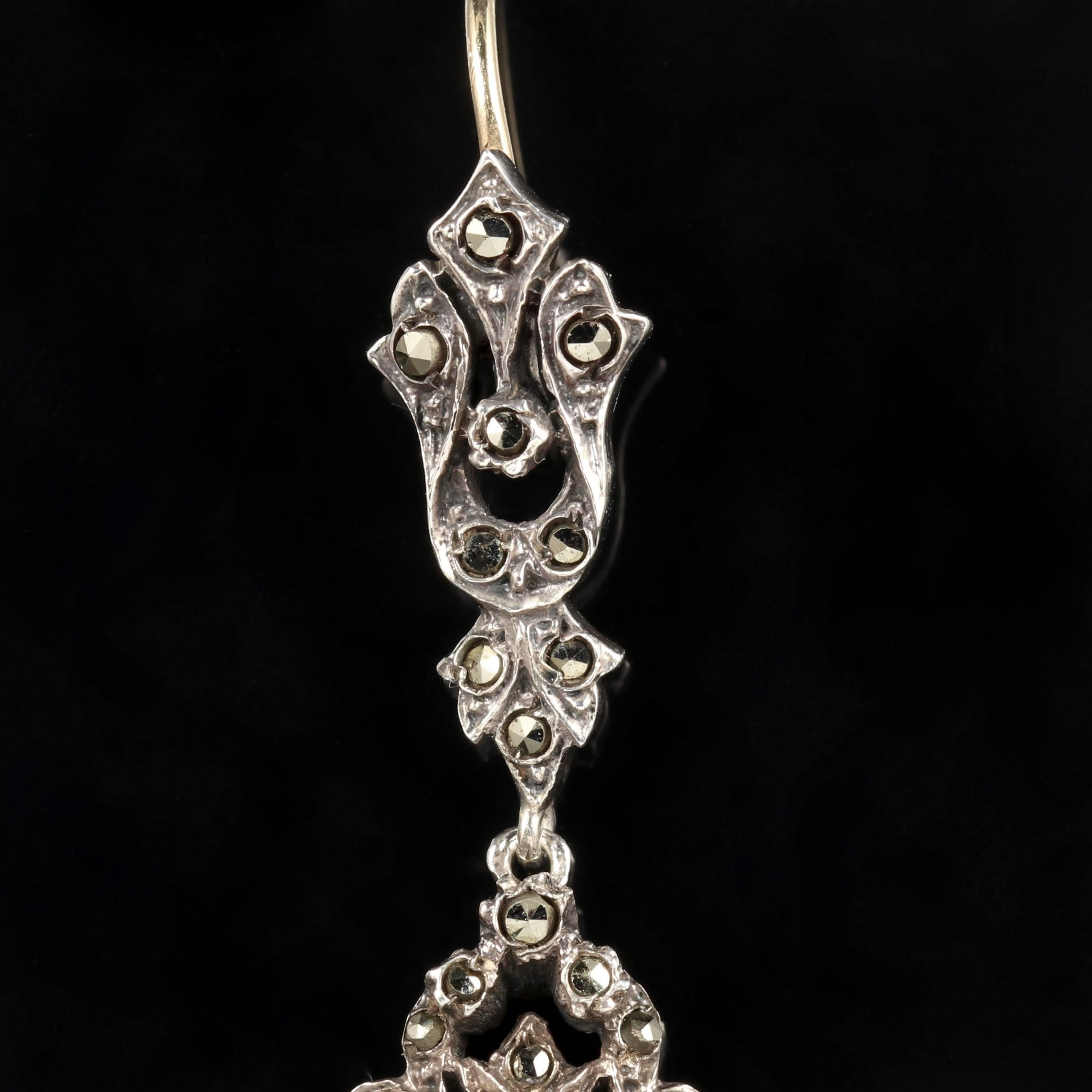 antique marcasite earrings