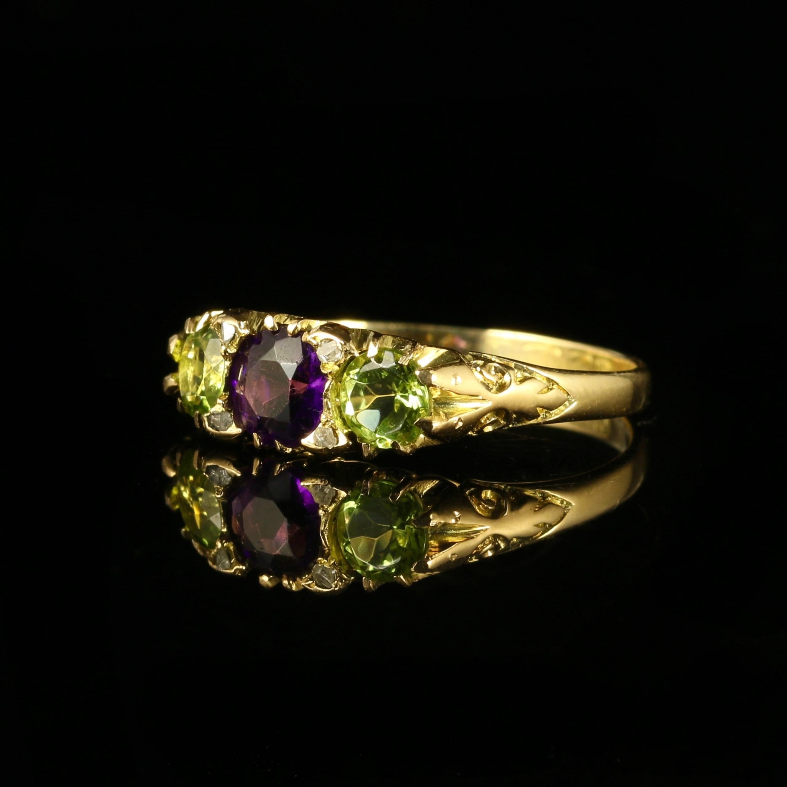 Antique Edwardian Suffragette Ring Dated Birmingham, 1907 In Excellent Condition In Lancaster, Lancashire