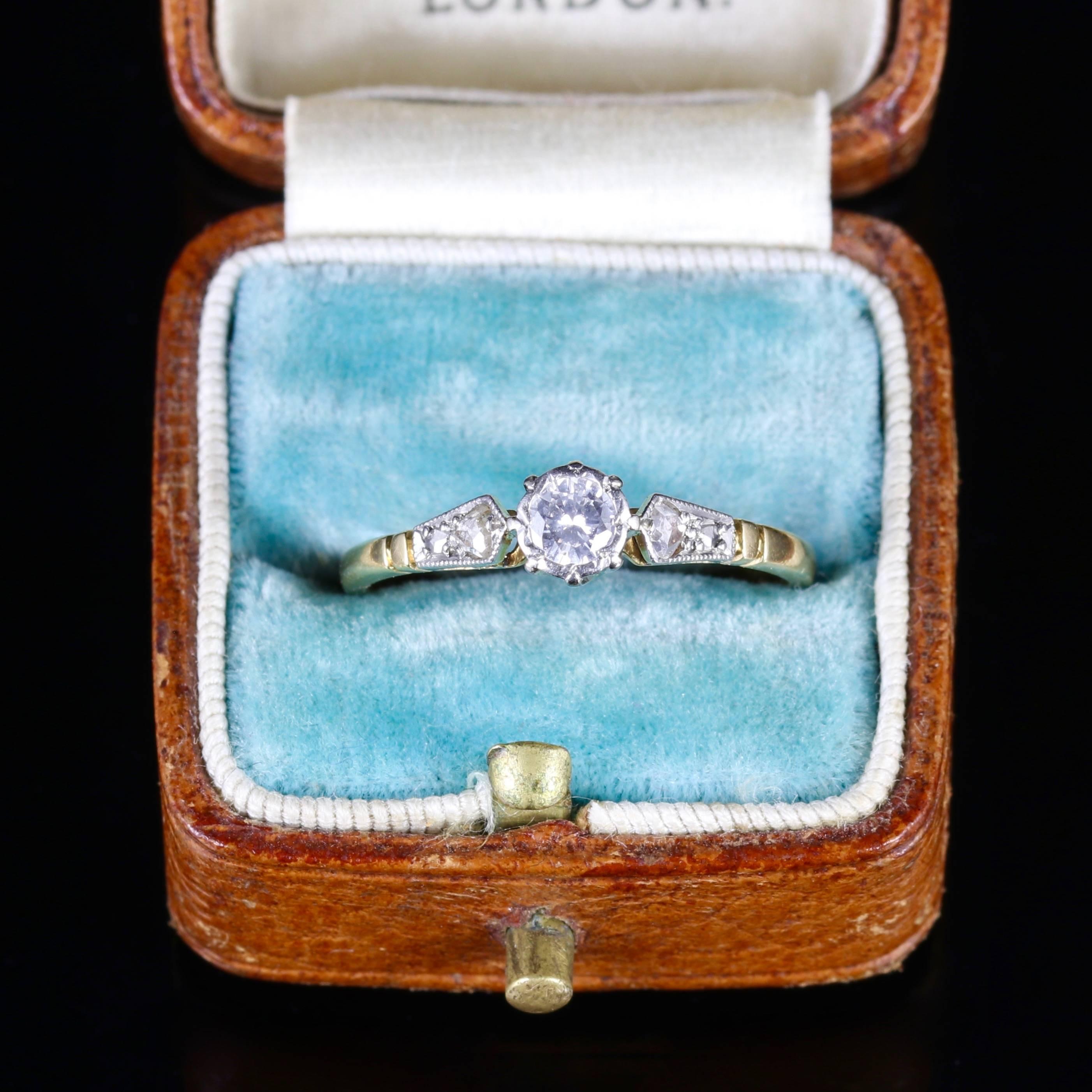 Antique Edwardian Diamond Engagement Ring, circa 1914 3