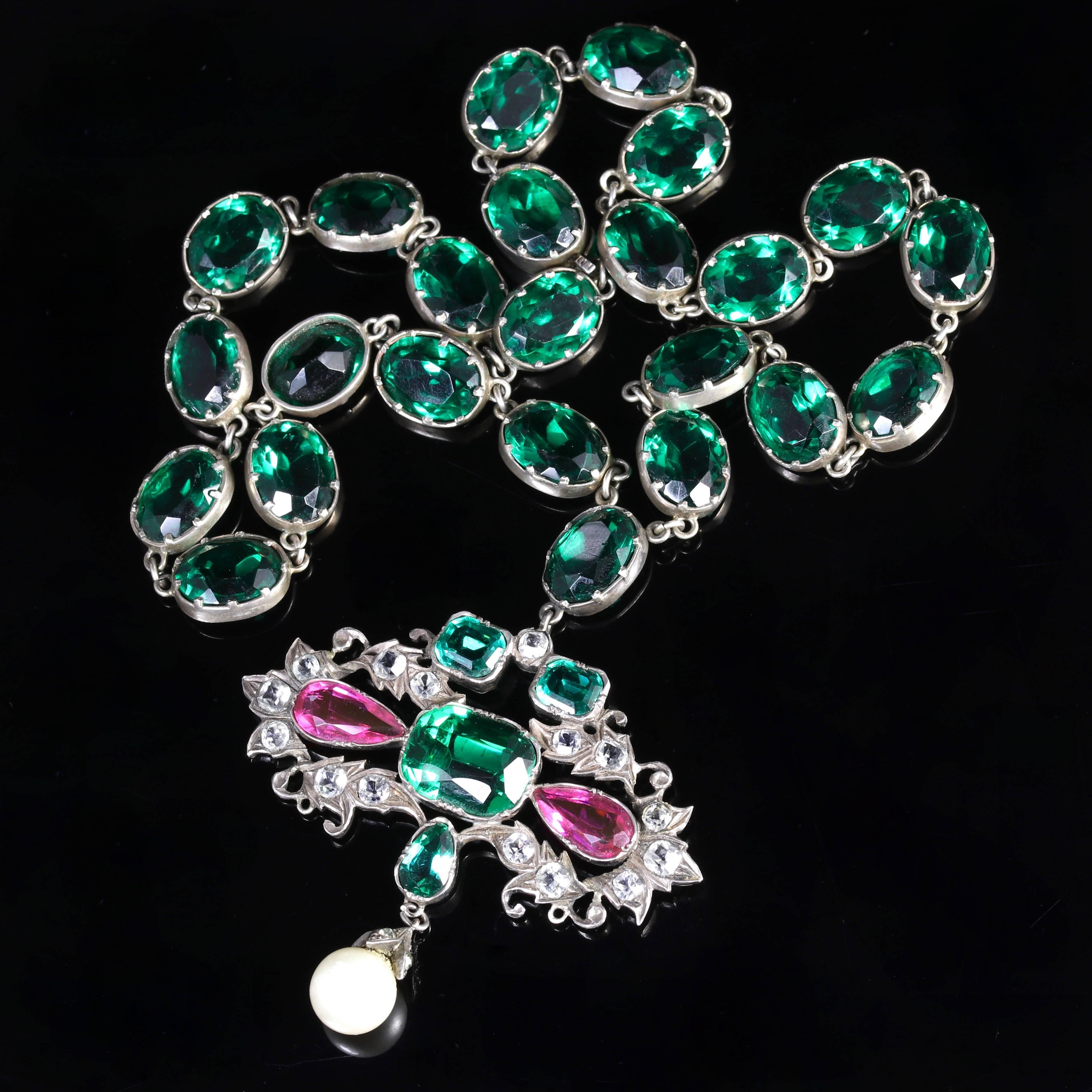 Women's or Men's Victorian Suffragette Collar Necklace Fabulous Statement Piece, circa 1900 For Sale