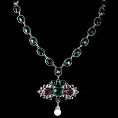 Victorian Suffragette Collar Necklace Fabulous Statement Piece, circa 1900