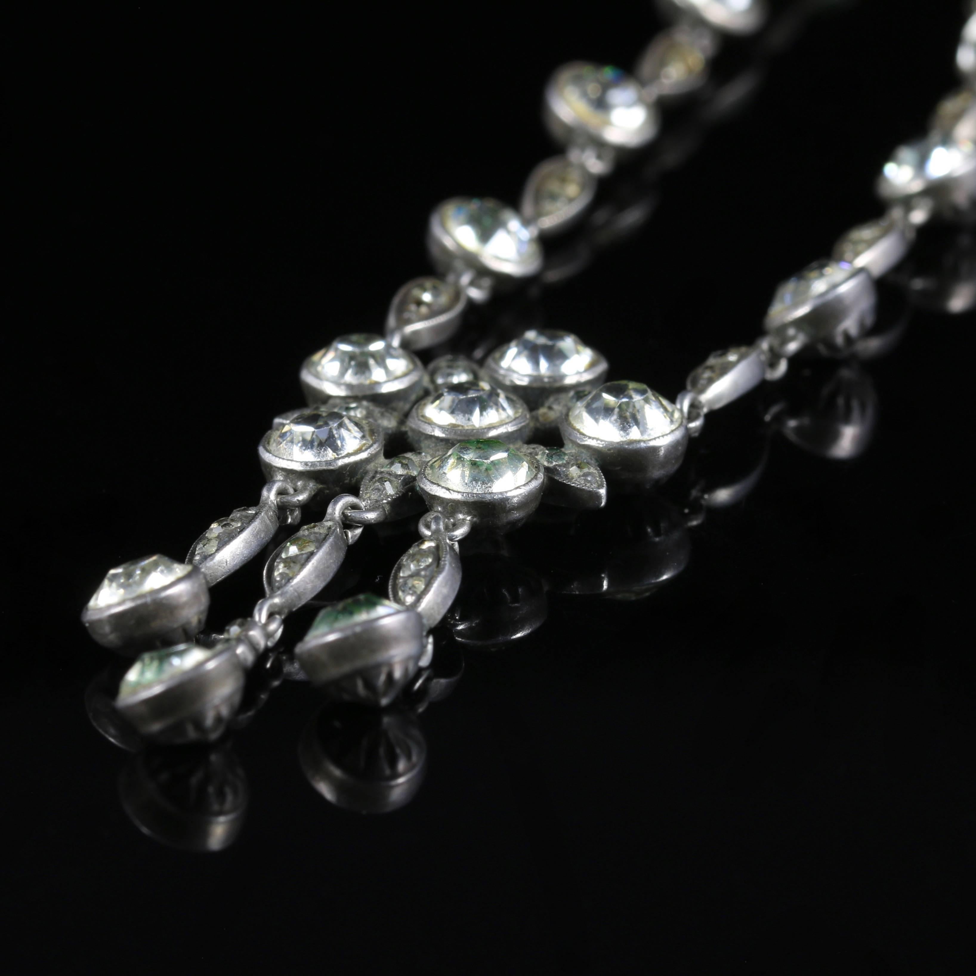 Women's Paste Silver Necklace