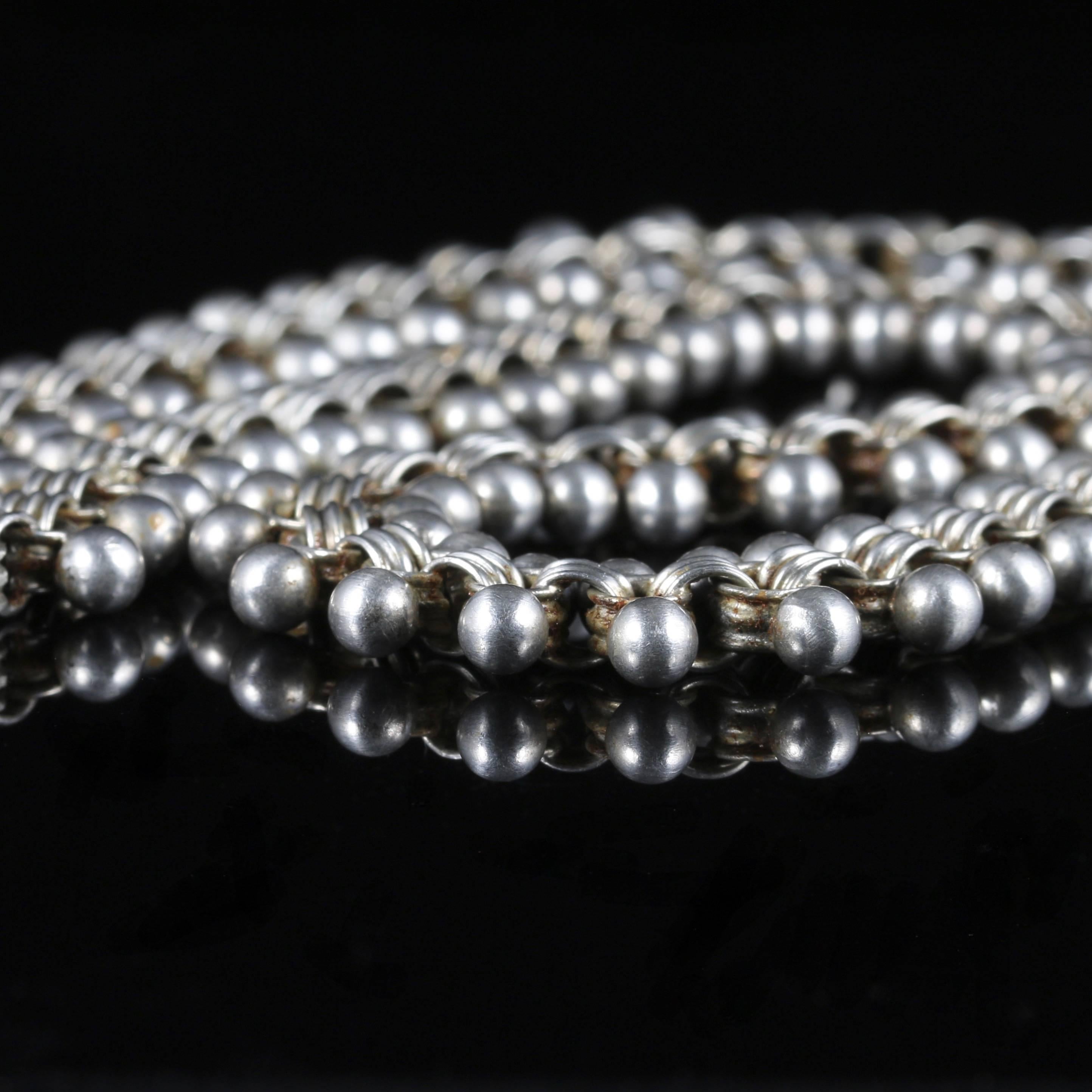 silver victorian necklace