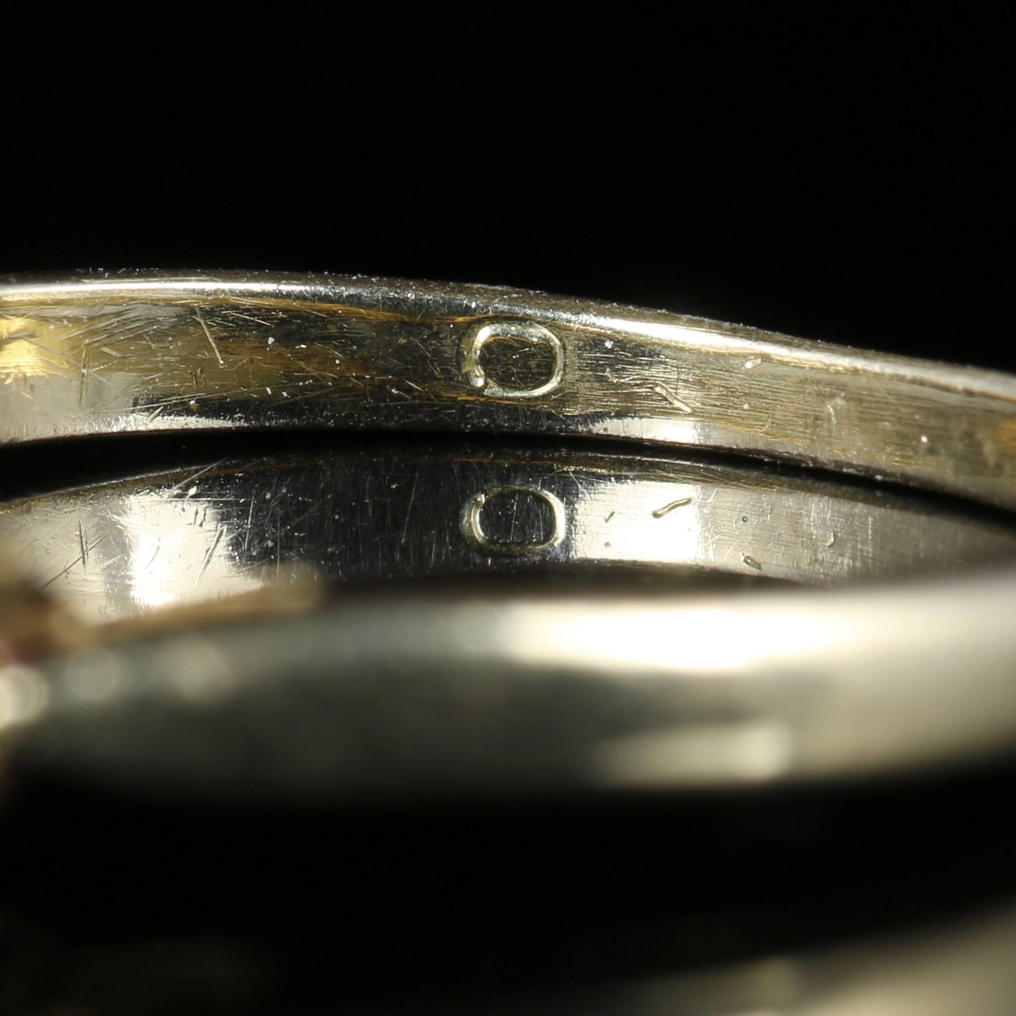 Women's Antique Victorian Diamond Solitaire Engagement Ring, circa 1900