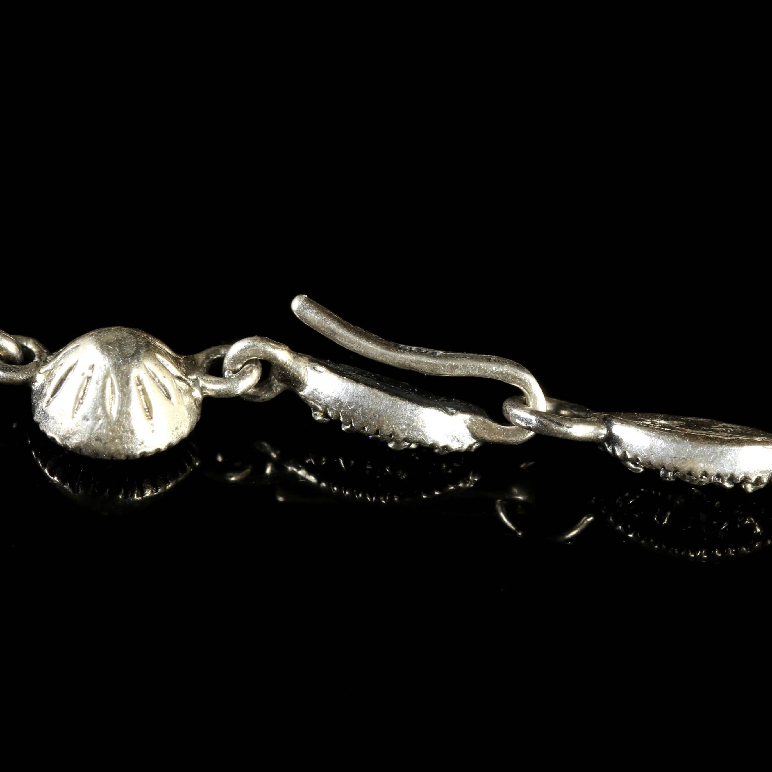 Antique Victorian Paste Silver Necklace, circa 1900 In Excellent Condition For Sale In Lancaster, Lancashire