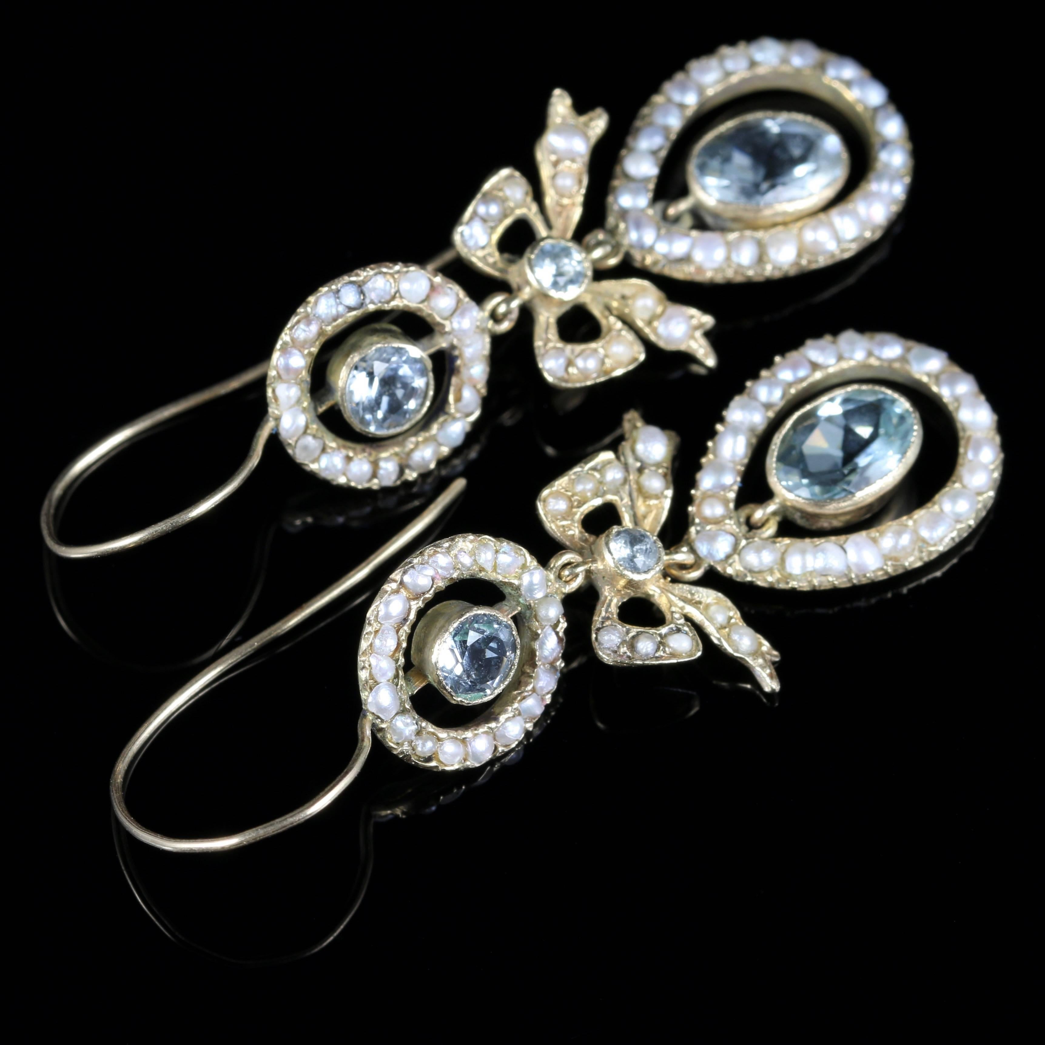 antique edwardian earrings