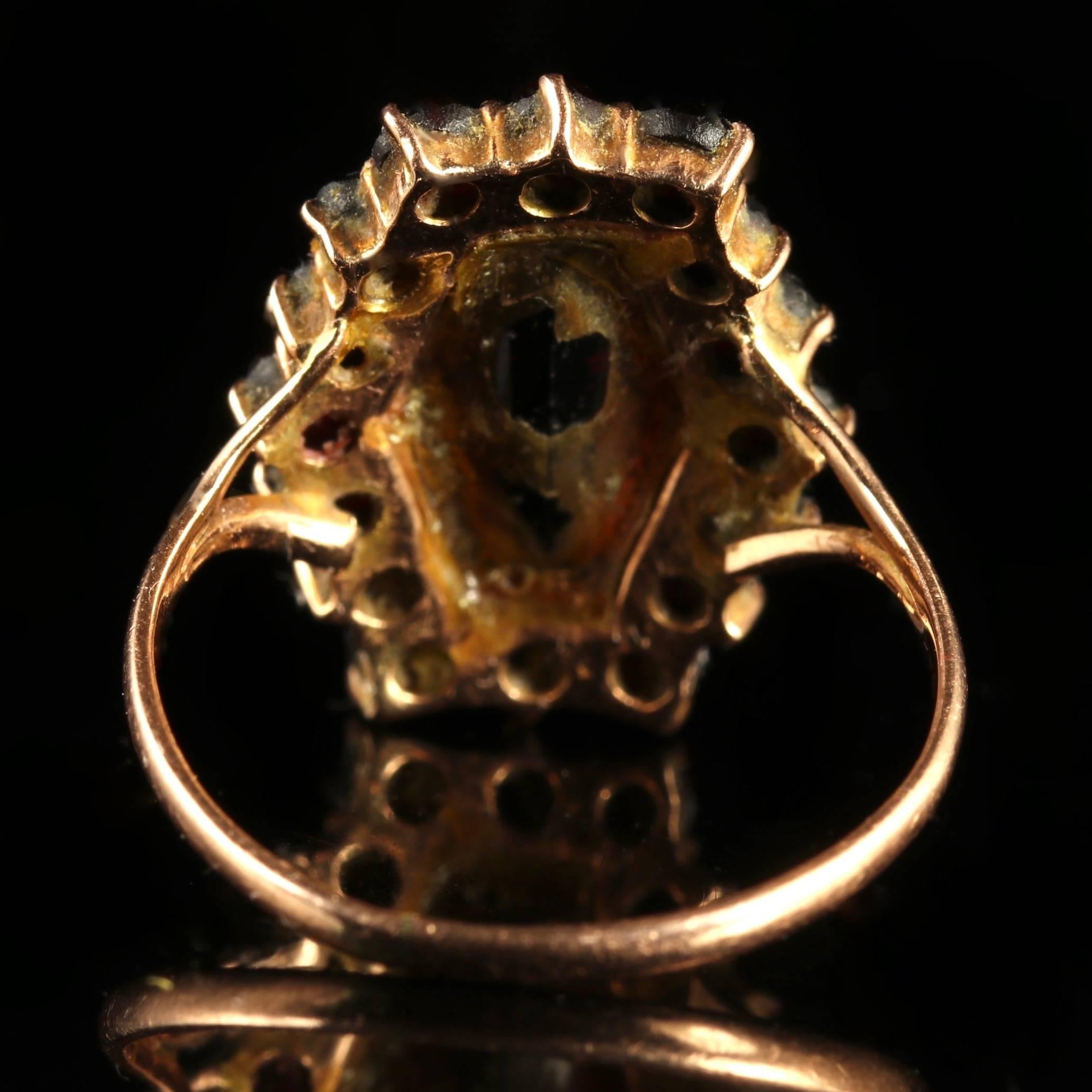 victorian garnet ring