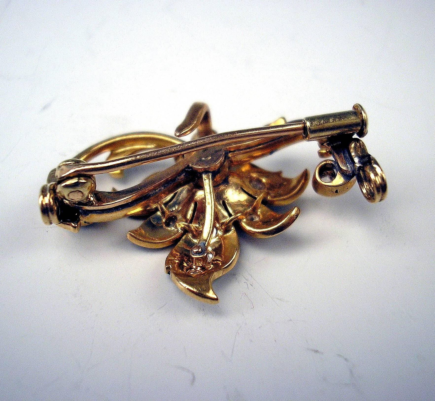 made in austria brooch