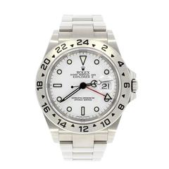 Rolex Stainless Steel Oyster Perpetual Explorer 2 Bracelet Wristwatch