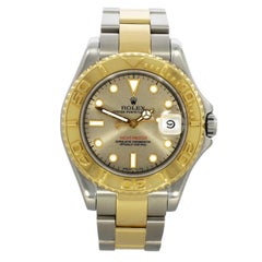 Rolex Yellow Gold Stainless Steel Yachtmaster Oyster Wristwatch, Ref 68623 8
