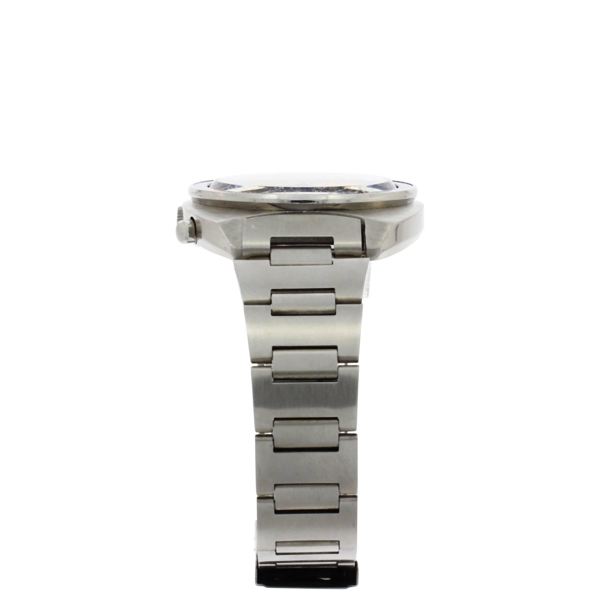 Seiko Stainless Steel Chronograph Tachymeter Bezel Wristwatch 1