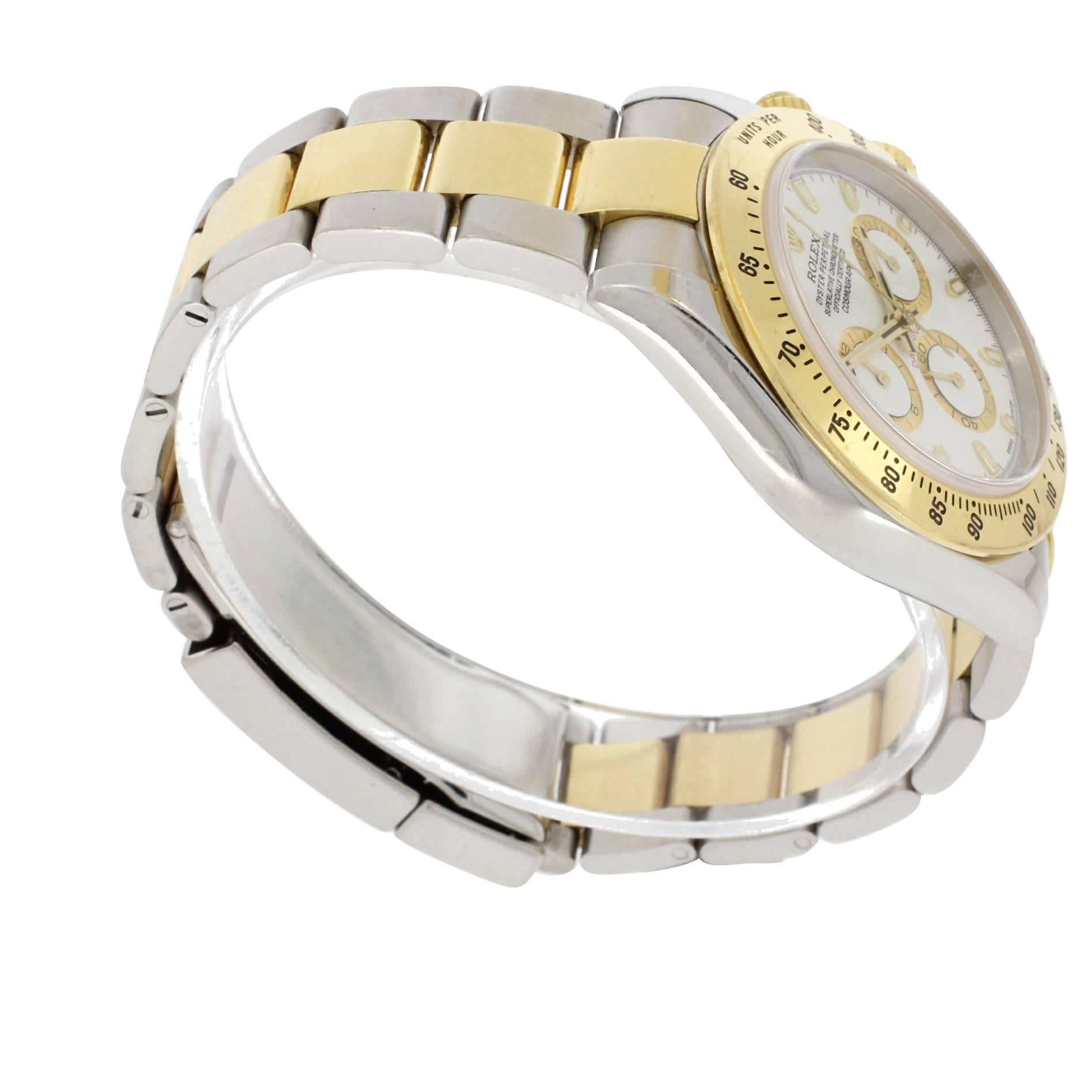 Rolex Yellow Gold Stainless Steel Daytona Wristwatch Ref 116523, 2015 3