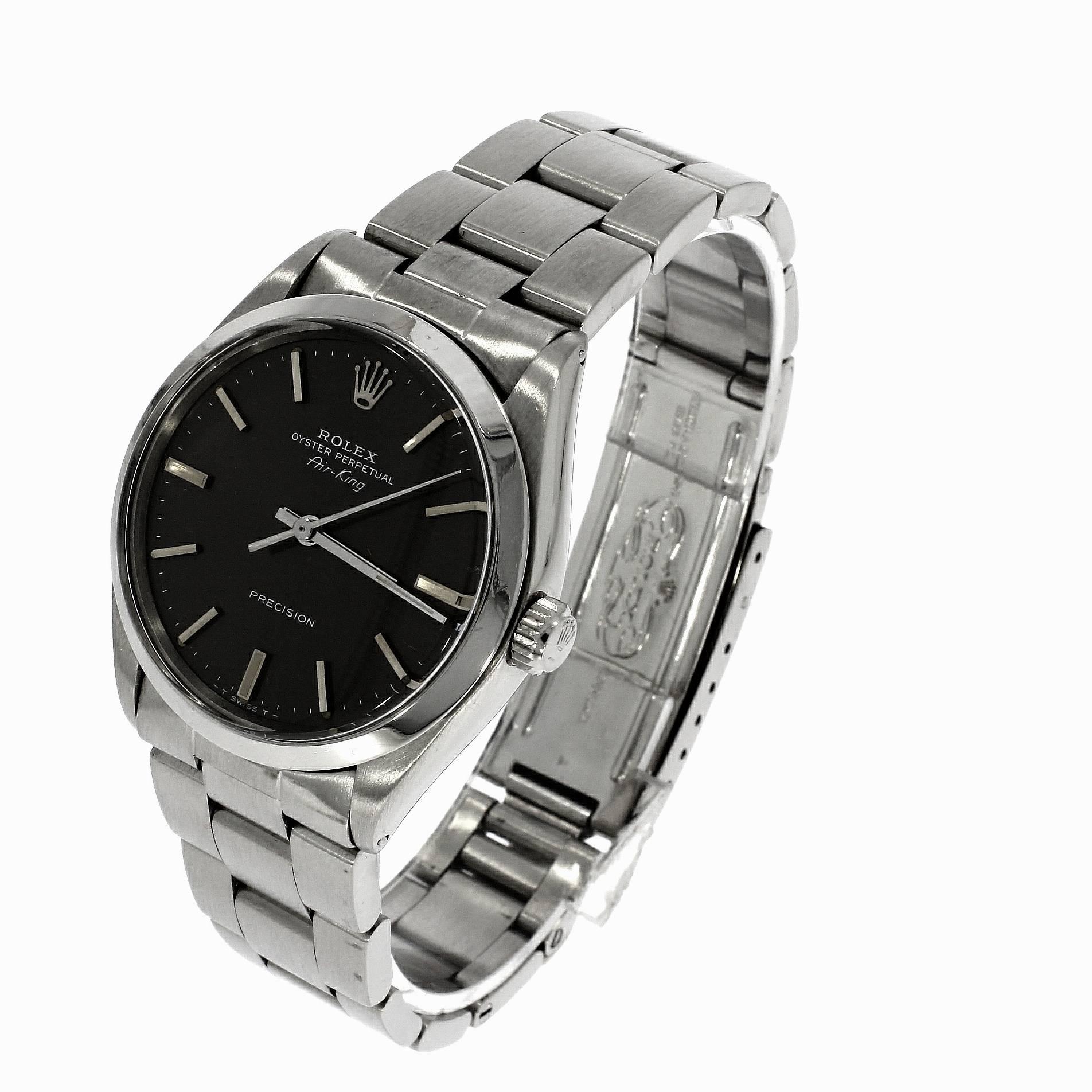 This Rolex has undergone a thorough inspection and service to ensure all aspects of the watch are as they should be to meet our high standards for sale. It has also been referenced against records and registers to help determine a clean history and