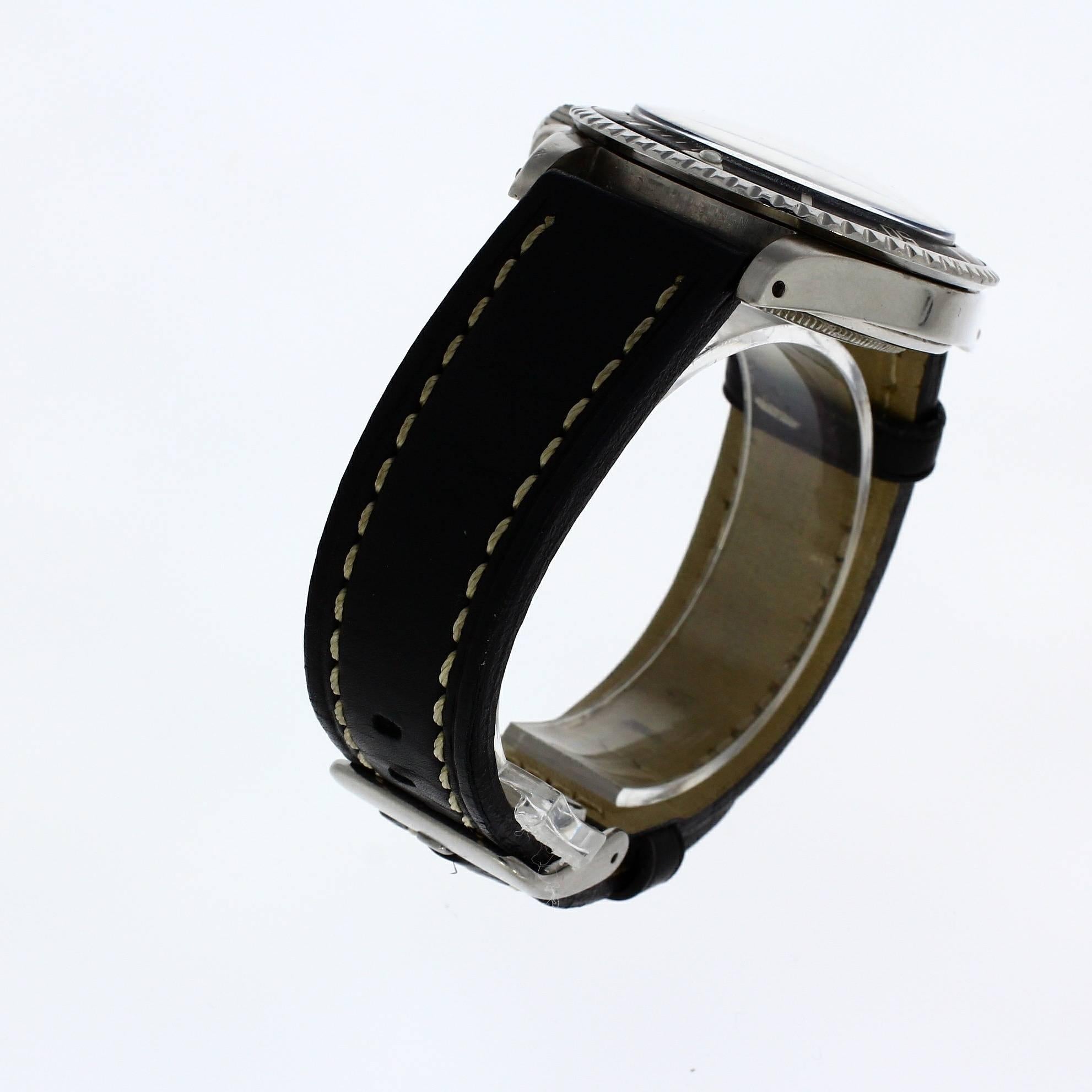 Rolex stainless steel Submariner wristwatch ref 5513, 1970  In Excellent Condition For Sale In Epsom, Surrey