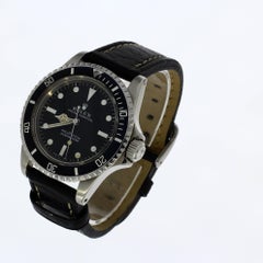 Rolex stainless steel Submariner wristwatch ref 5513, 1970