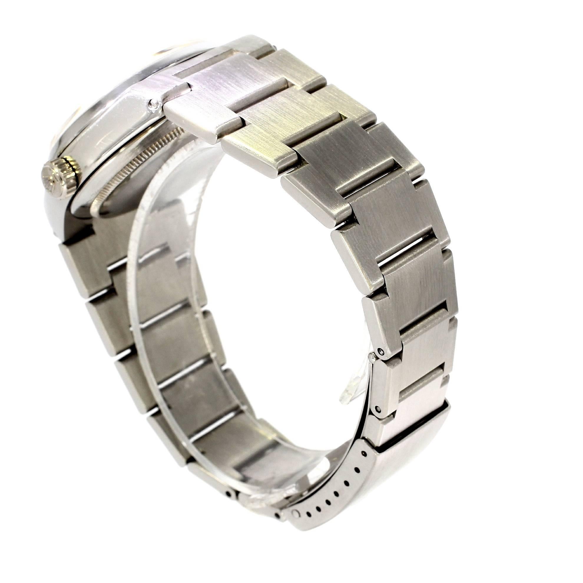 Women's or Men's Rolex Stainless Steel Oysterquartz Wristwatch Ref 17000  For Sale