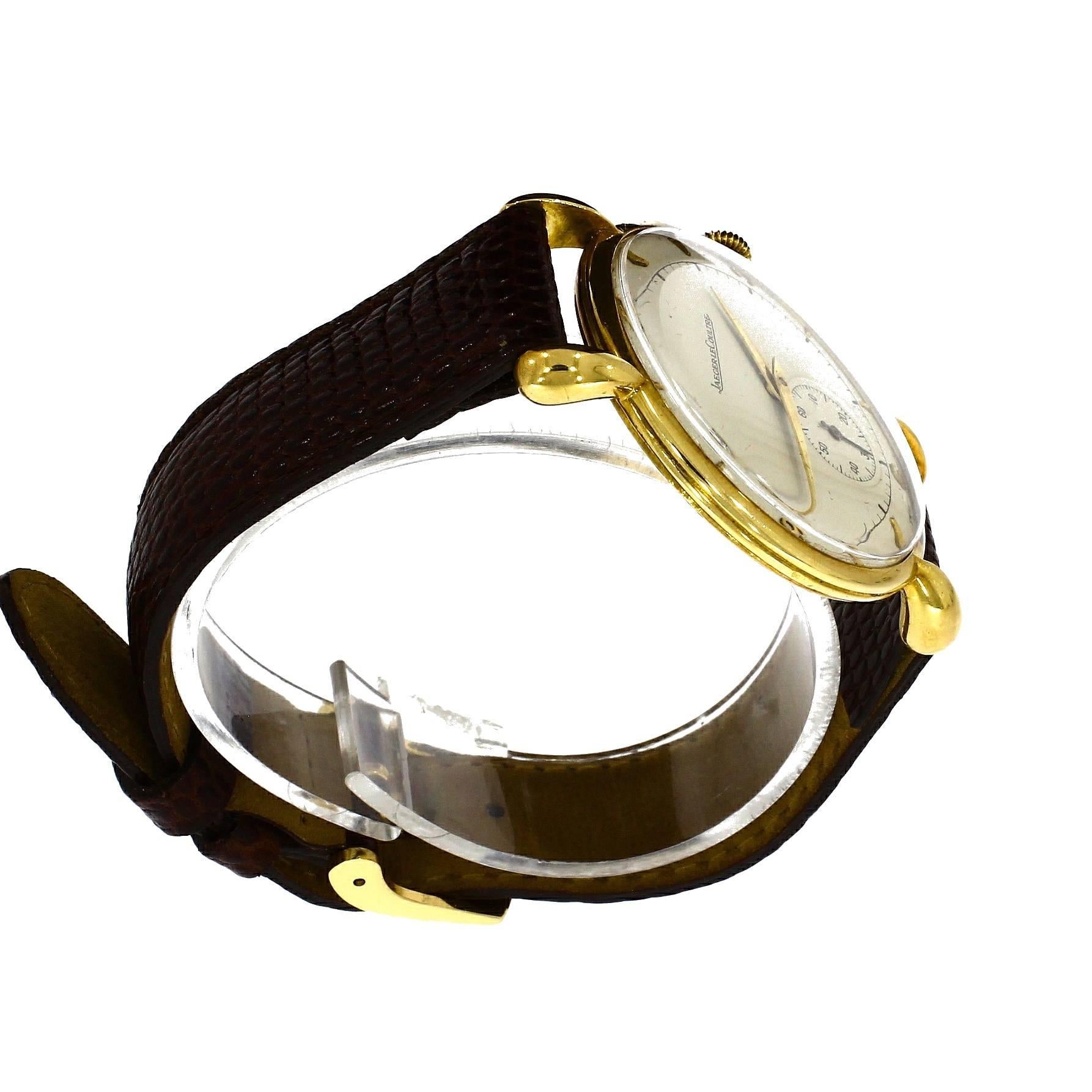 Jaeger LeCoultre Yellow Gold Case 584516 Watch For Sale 3