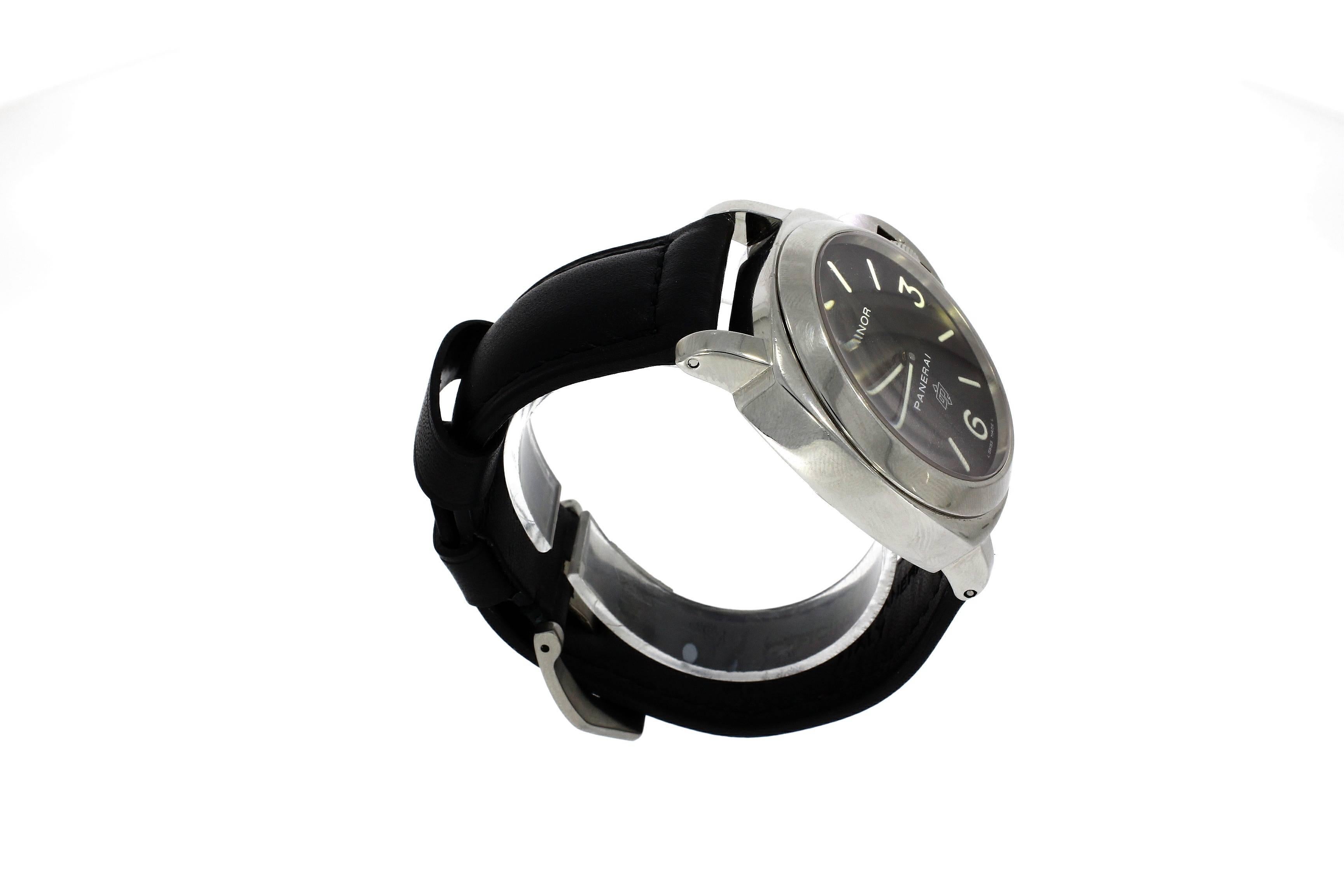 Panerai Stainless Steel Luminor Wristwatch Ref OP6616   For Sale 3