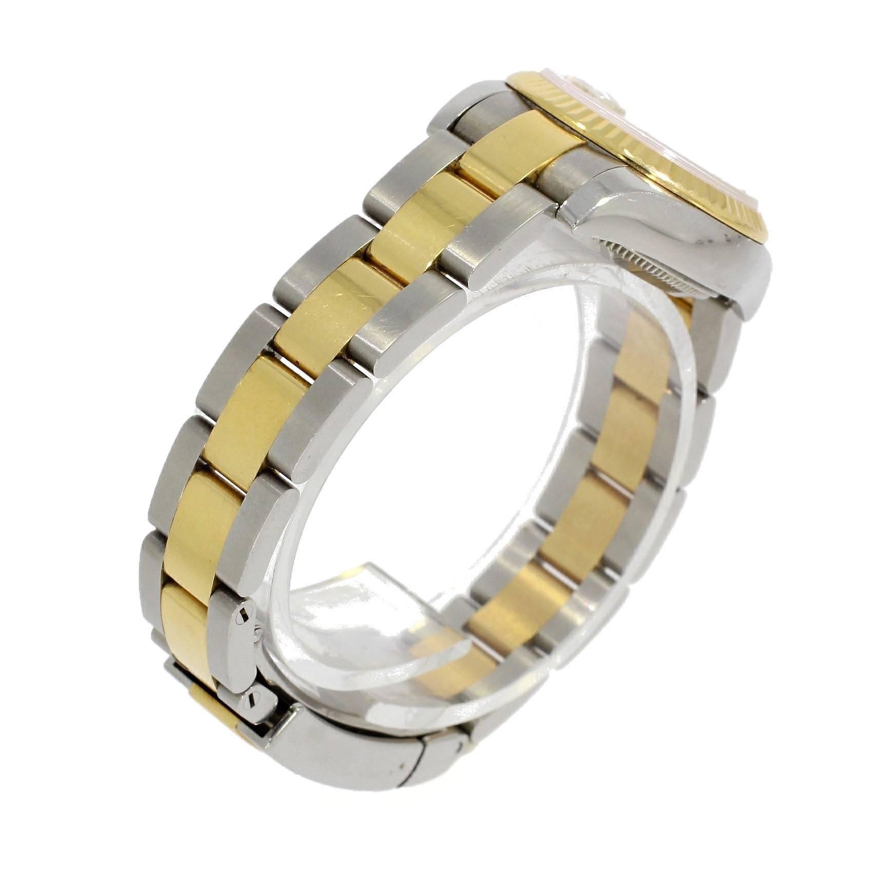 Rolex Ladies Perpetual Datejust Bracelet Wristwatch Ref 179173 For Sale 2