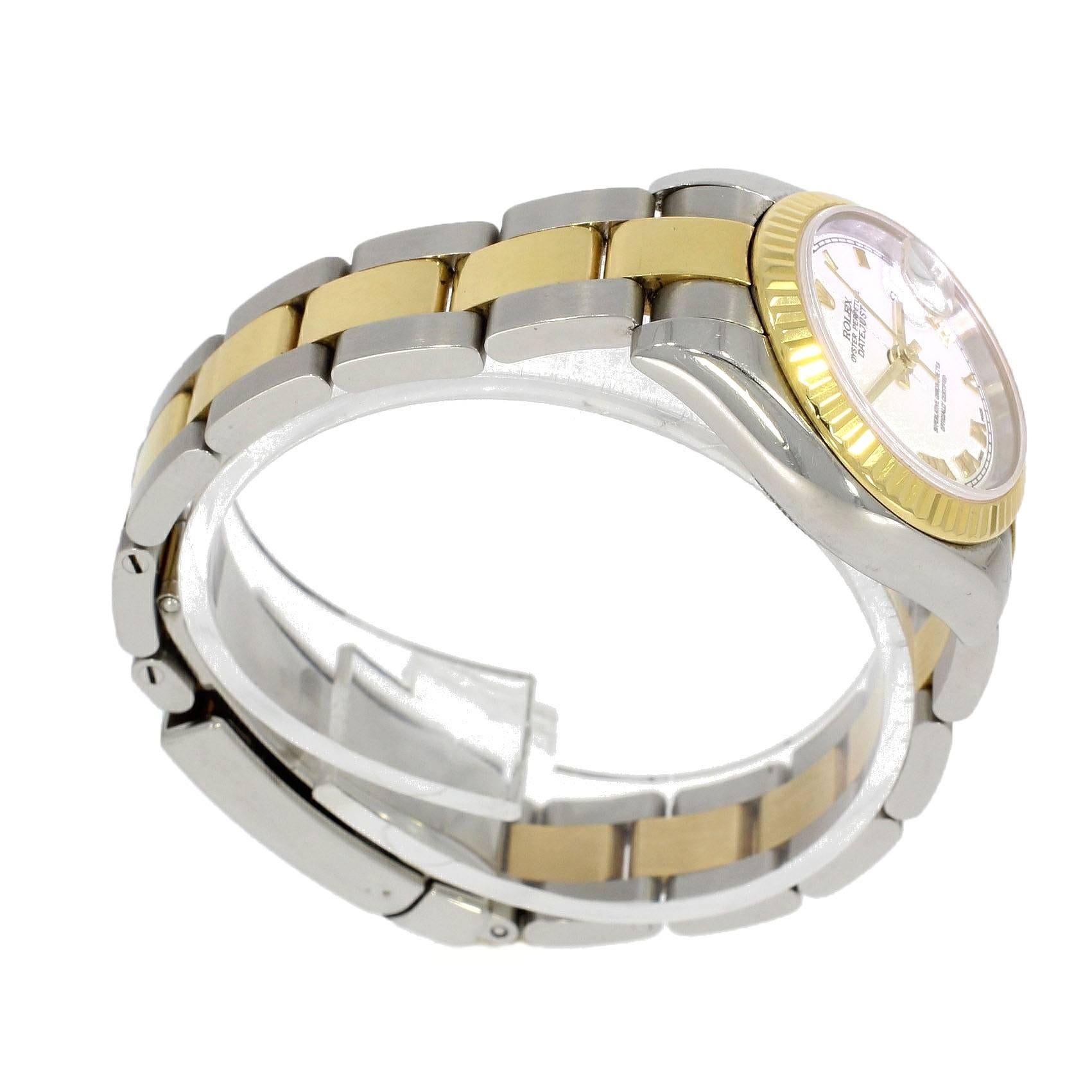 Rolex Ladies Perpetual Datejust Bracelet Wristwatch Ref 179173 For Sale 3