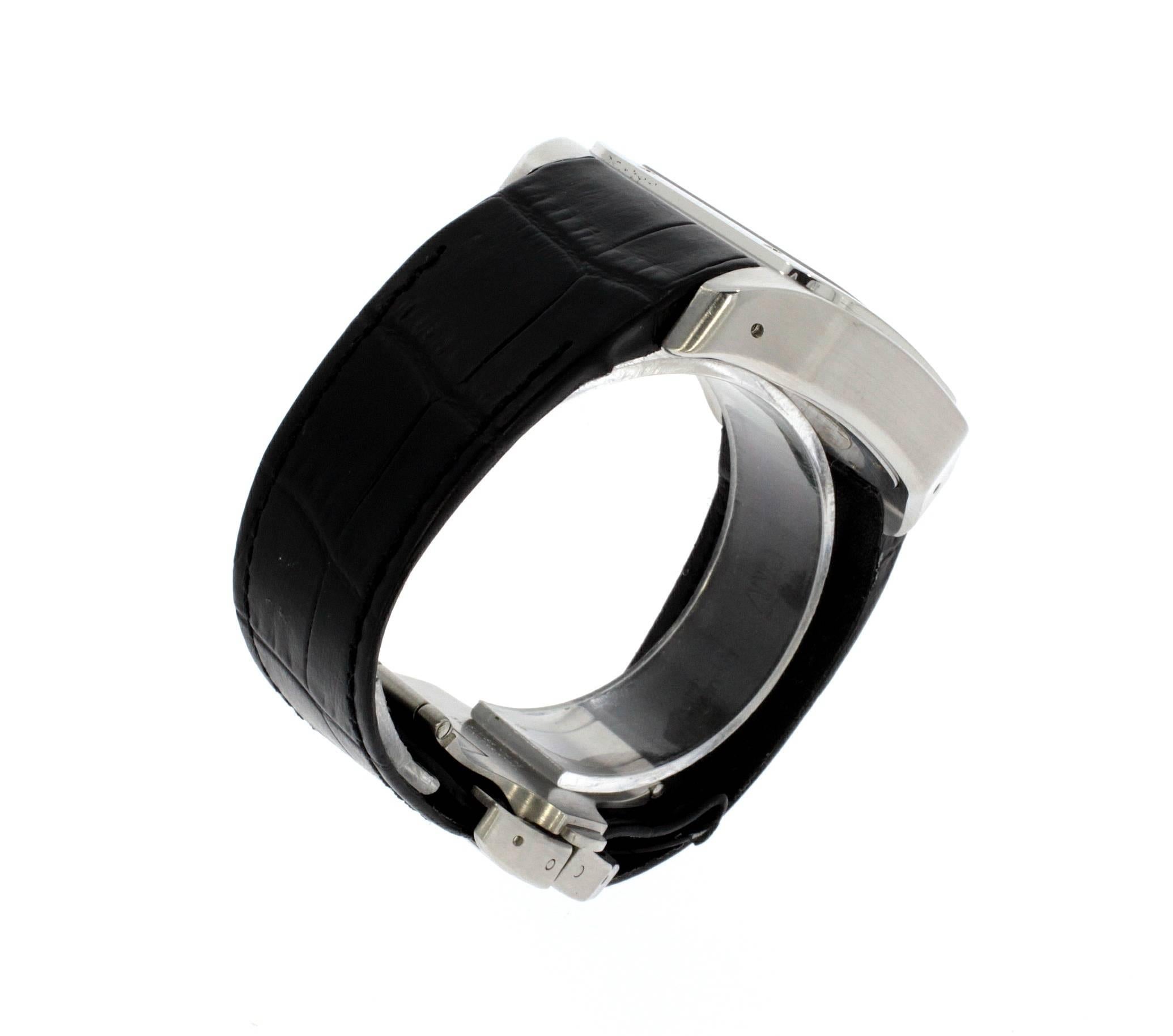 Cartier Stainless Steel Santos 100 Automatic Wristwatch Ref 2656 2