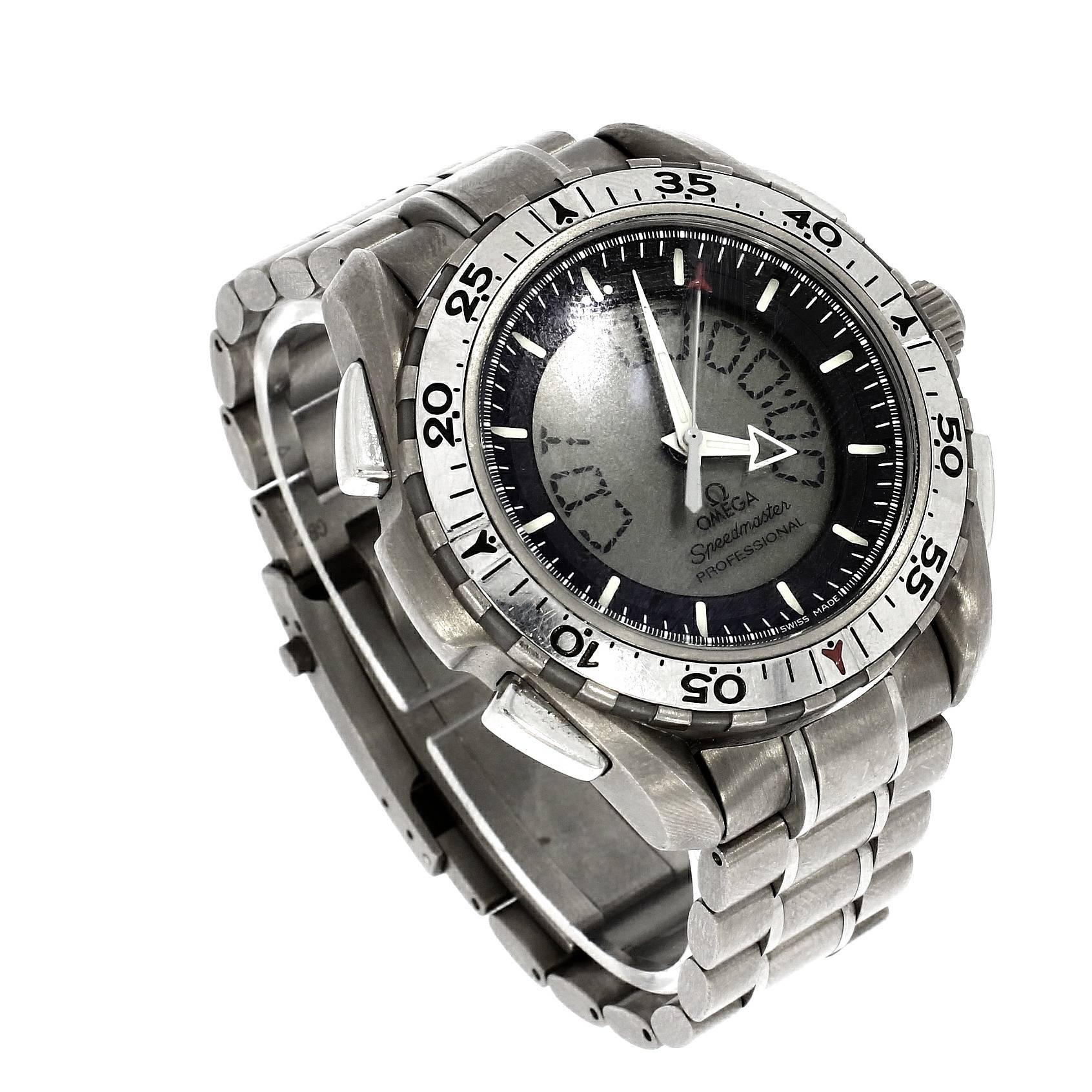 Omega Titanium Speedmaster X-33 Quartz Wristwatch, 2003 4