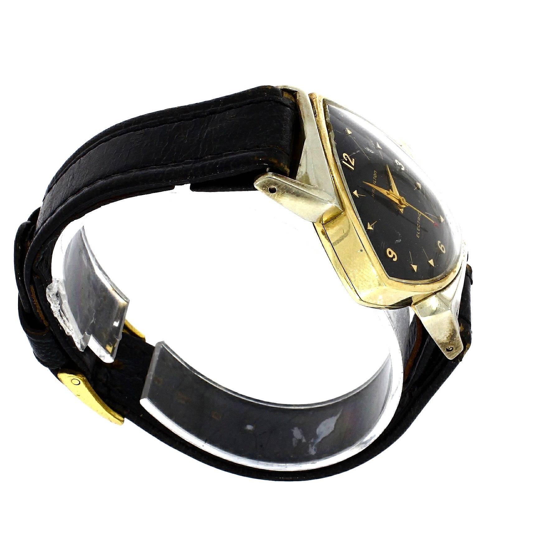 Women's or Men's Hamilton Yellow Gold Pacer Cal-500 Wristwatch Ref S500217, 1950s