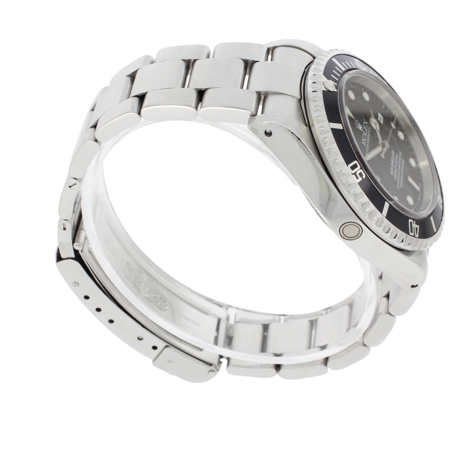Rolex Stainless Steel Sea-Dweller Wristwatch Ref 16660, 2001 For Sale 2