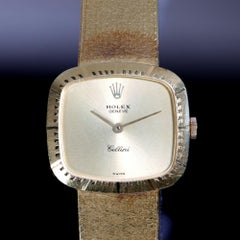 Rolex Cellini 4082 Gold Dial 18K Yellow Gold Bracelet Circa 1976 Vintage Watch