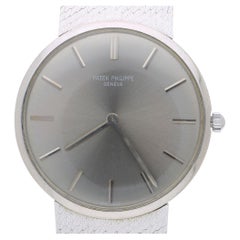 Patek Philippe Calatrava 3468 34mm Gray Dial 18K White Gold Watch