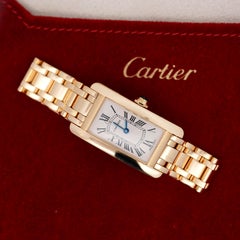 Cartier Tank Américaine 2482 18K Gold 20mm Ladies Watch