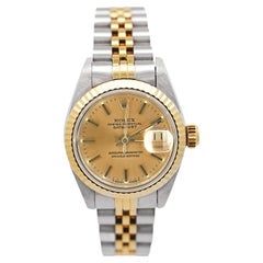 Orologio Rolex Datejust 69173 vintage bicolore da 26 mm con bracciale Jubilee scanalato