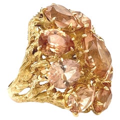 Pink Tourmaline Used Ring