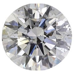 GIA Certified 5.02 Carat Round Cut Diamond G Color SI1 Clarity Loose Stone (diamant à taille ronde certifié GIA, couleur SI1, clarté)