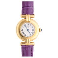 Reloj Cartier Must de Colisee Vermeil 590002 para mujer, 24 mm, con caja y documentación