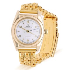 Reloj Rolex OP 3131 «Bubbleback» de oro de 18 quilates, 31 mm, «Chronomètre», con esfera blanca y números arábigos