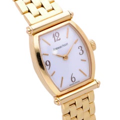 Montre Audemars Piguet Carnegie Tonneau 20 mm en or 18 carats, avec son coffret d'origine