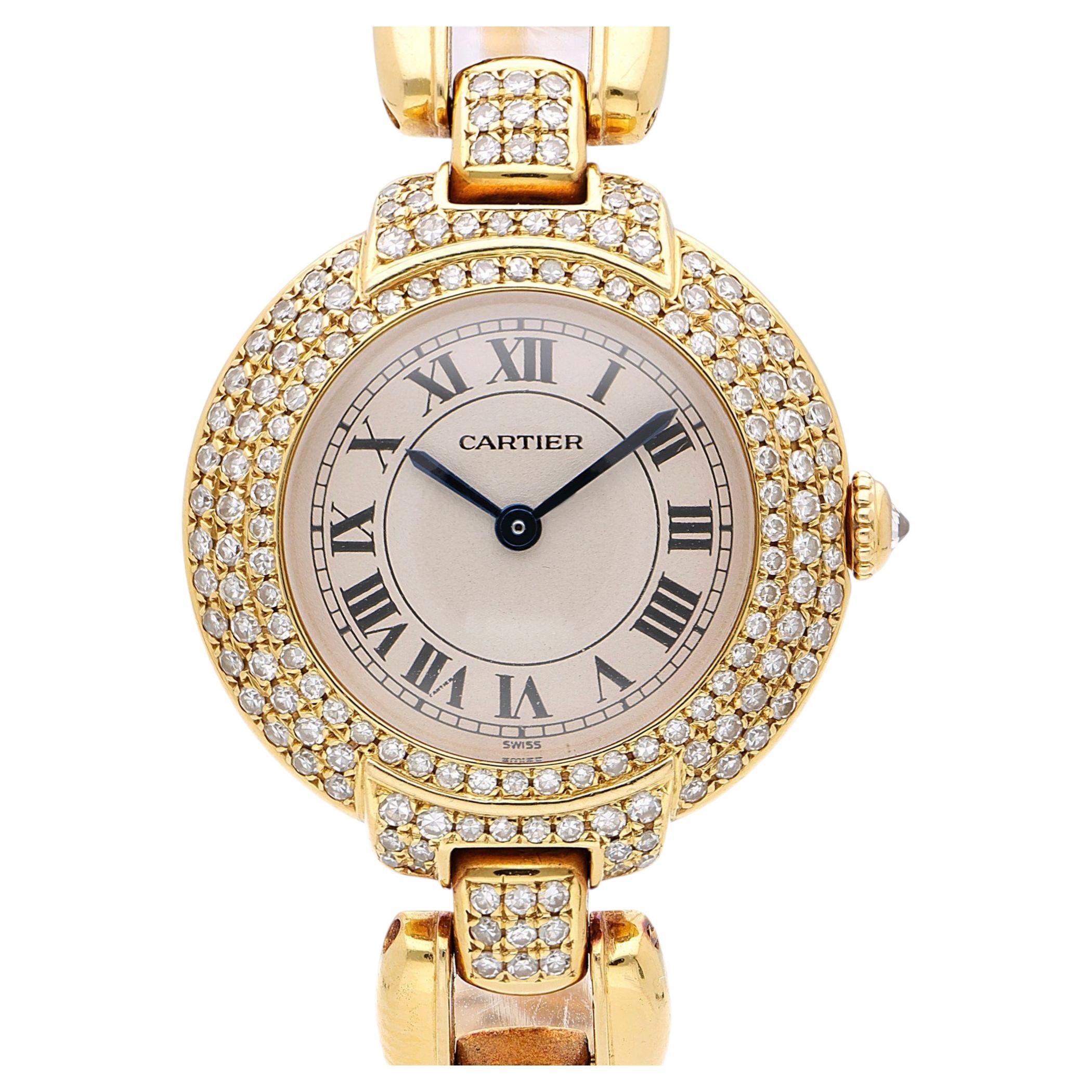 Reloj de mujer Cartier Panthere Vendôme 8157907, de 27 mm, con diamantes y oro de 18 quilates