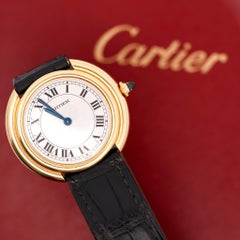 Cartier Vendôme 33 mm 78091 Automatikuhr aus 18 Karat Gold
