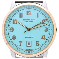 Tiffany & Co. CT60 Tiffany Blue Dial Two-Tone 40mm Full Set Watch