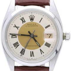 Rolex Oysterdate Precision 6694 Two-Tone Tuxedo Dial Circa 1959 Vintage Watch