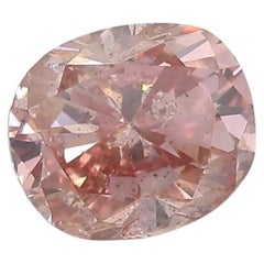 Diamant naturel certifié GIA, taille « coussin », couleur « rose orangé fantaisie », 1,76 carat, en vrac