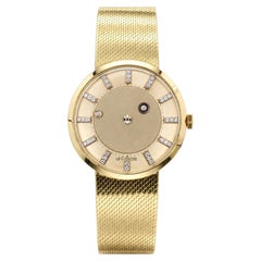 Vacheron Constantin LeCoultre Galaxy Mystery Dial 1950s Diamond and Gold Watch