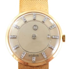Vacheron Constantin LeCoultre Galaxy Mystery Dial 1950s Diamond and Gold Watch