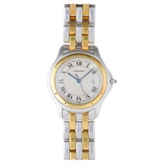 Cartier Panthère Cougar 187904 33mm Two-Tone 18K Circa 1990 Watch