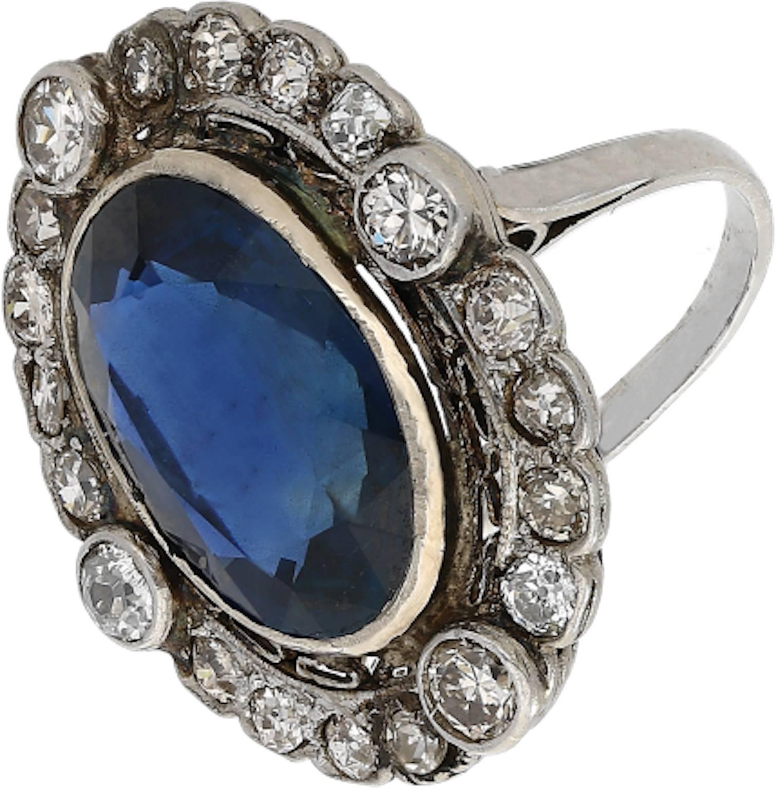 15 carat oval diamond ring