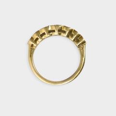 0.94 Carat Diamond Gold Half Eternity Ring London